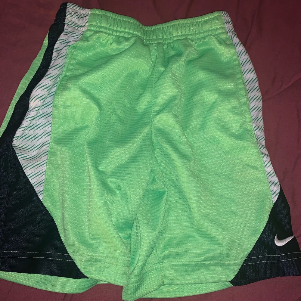Lime green Nike shorts